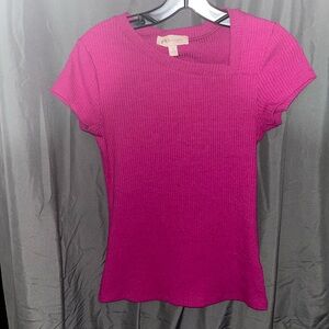 Philosophy Ribbed Pink Women's Top